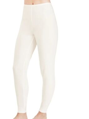 Cuddl Duds Climatesmart Women's White Stretch Leggings XS